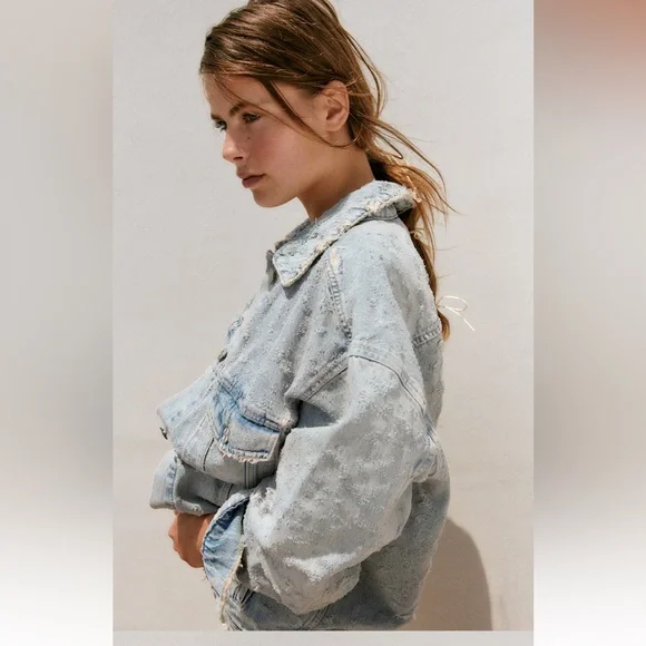 ✨SALE✨ ZARA OVERSIZED DENIM JACKET ✨SALE✨ - Picture 7 of 14